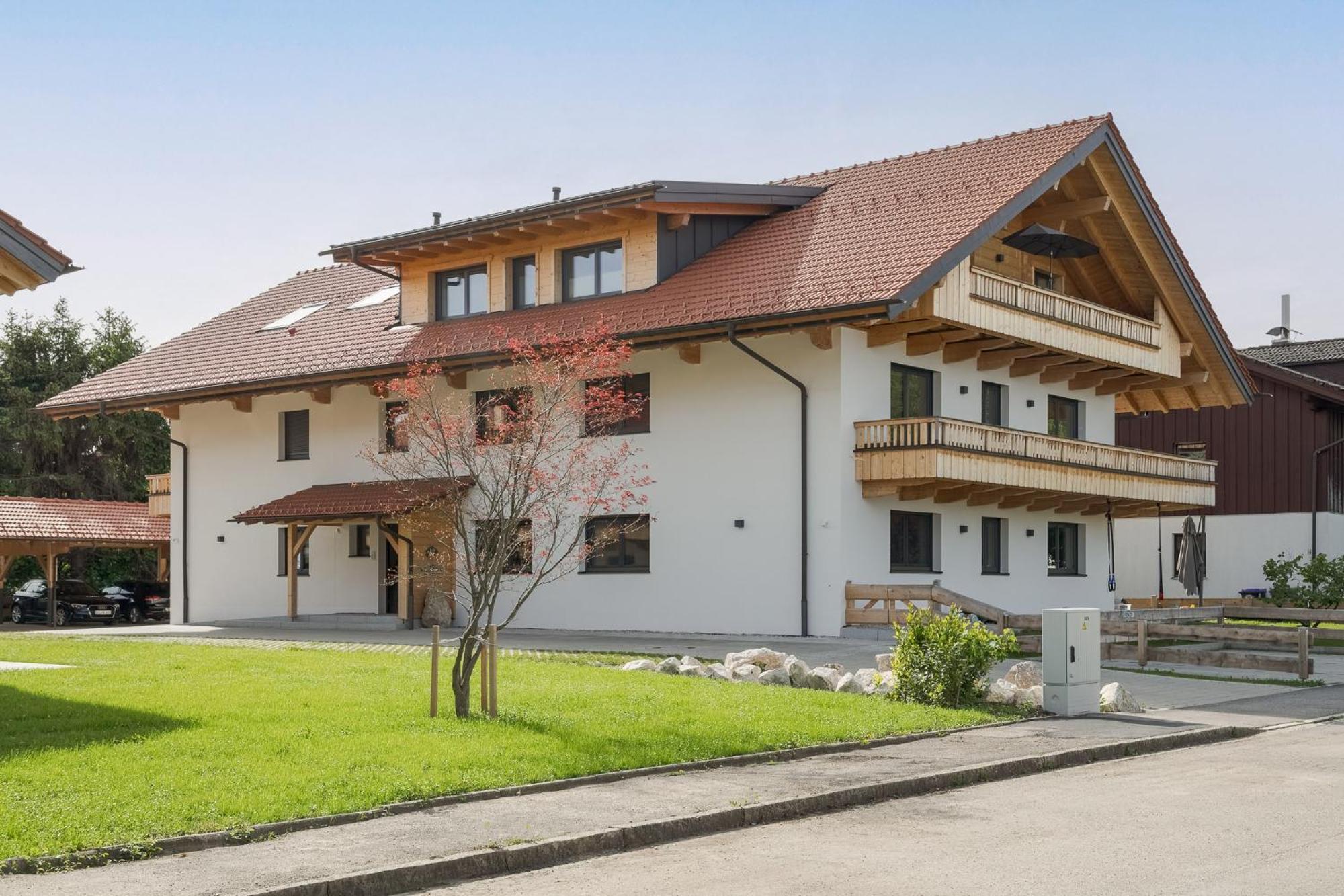 Fenjoy: Ferienapartment Mit Bergblick / Balkon / Bbq Bernau am Chiemsee Exterior photo